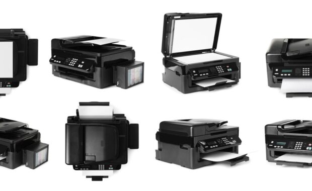 Eight different types of commercial printers
