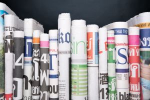 Various trusted newspapers placed side by side