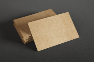 Bunch of blank business cards