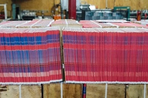 printed flyers in the factory